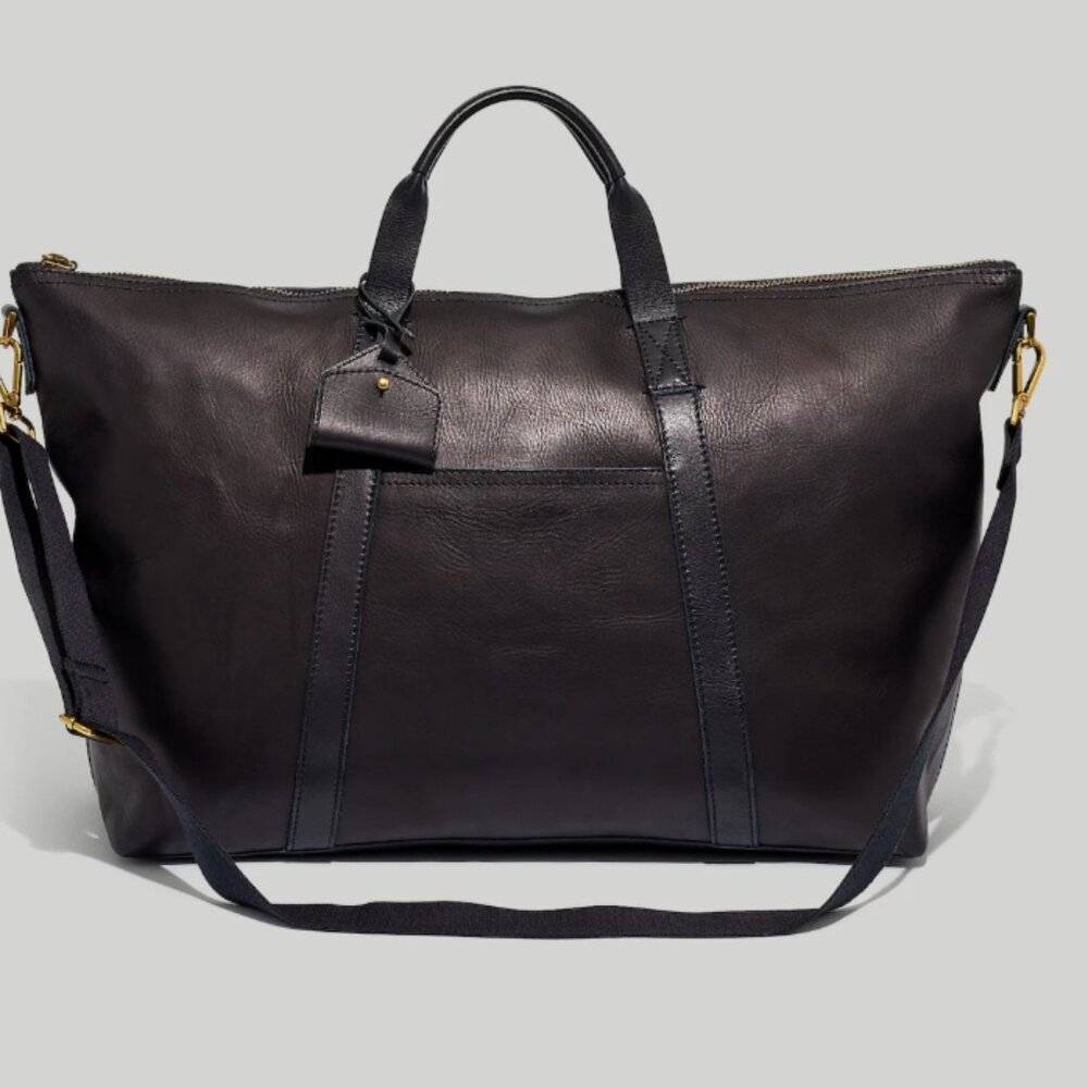 Madewell Luxe Leather Overnight Bag